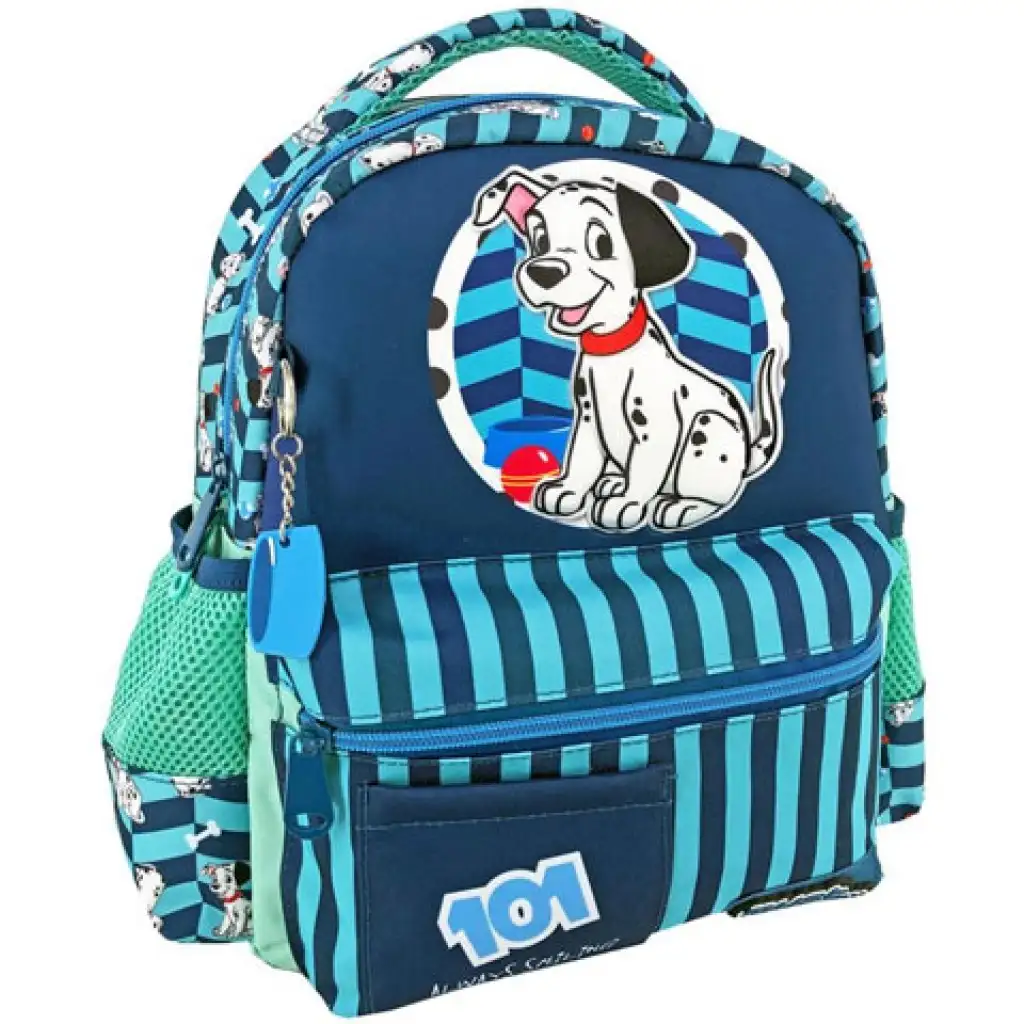 101 Dalmatiner 3D-Muster Kindergartenrucksack 27x10x31cm