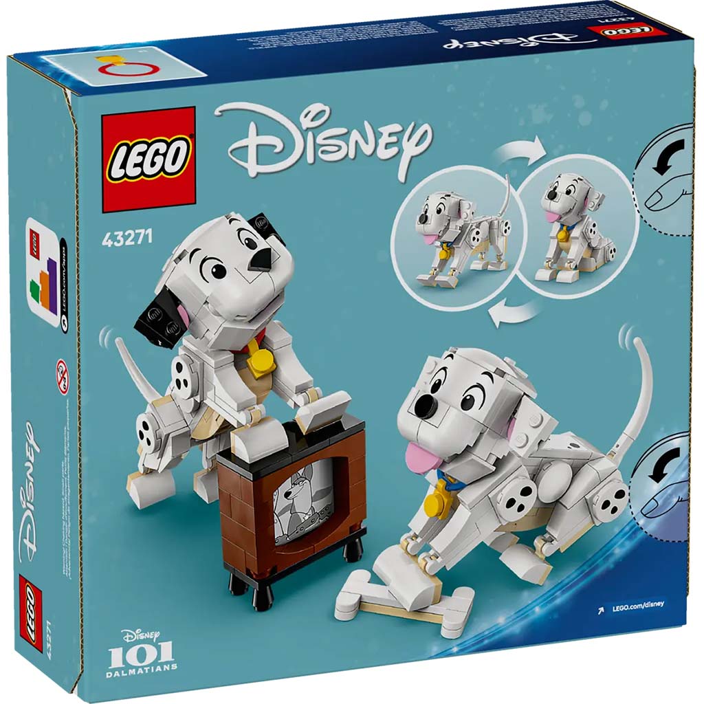 LEGO® Disney: 101 Dalmatiner: Rolly und Flocki Dalmatinerwelpen (43271) kép 2