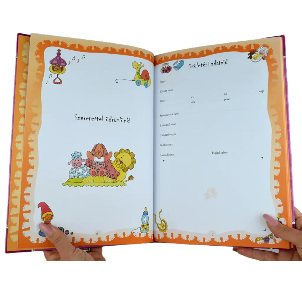 Mädchen-Babytagebuch kép 4