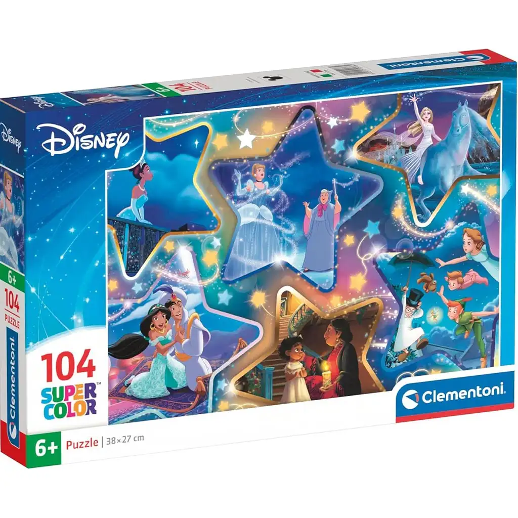 Disney+Magische Momente 104-teiliges Supercolor Puzzle - Clementoni