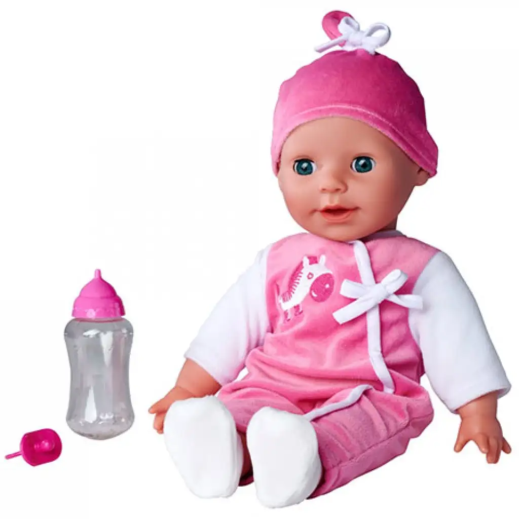 Laura Puppe mit Geräusch und Schnuller 38cm - Simba Toys kép 2
