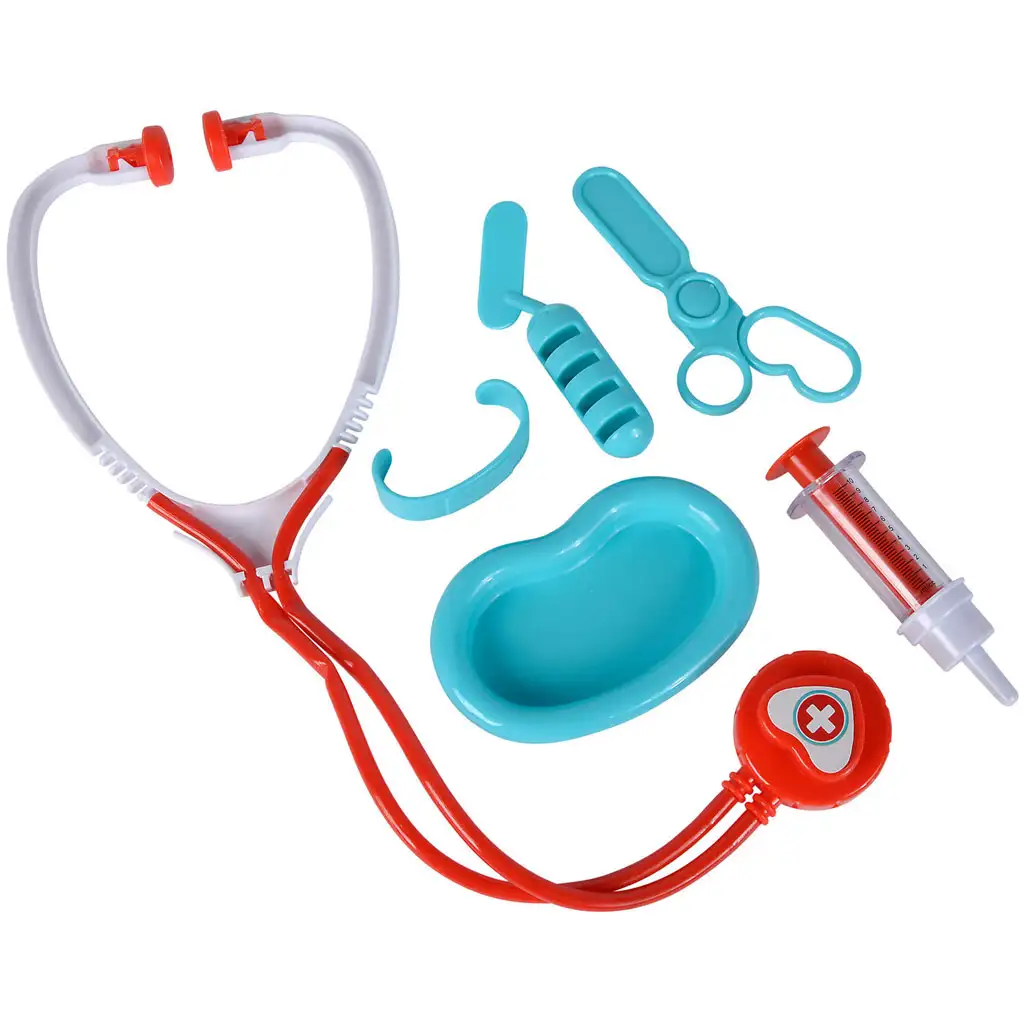 Doktortasche mit Stethoskop in zwei Varianten, 7-teilig - Simba Toys kép 3