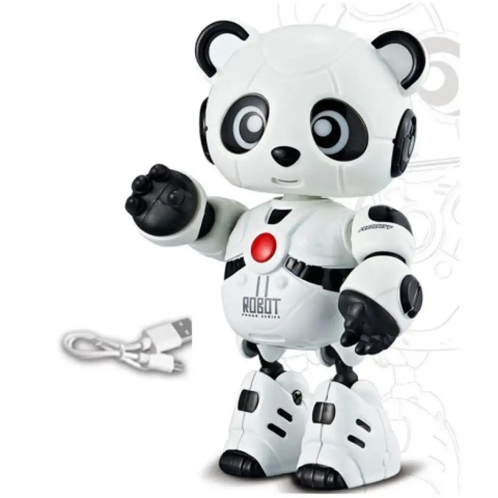 11, der Roboter-Panda-Freund mit Licht und Ton, Metallrahmen kép 3