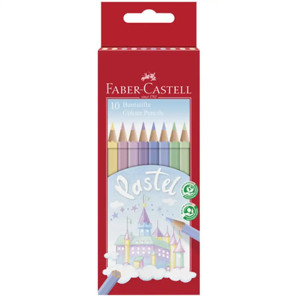 Faber-Castell: Pastellfarbstifte 10er-Set