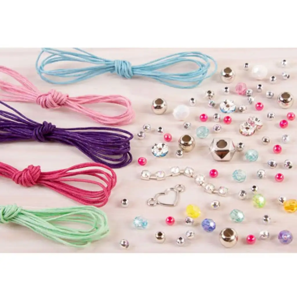 Make it Real: Charmantes Armbandherstellungsset - Schnurweben kép 3