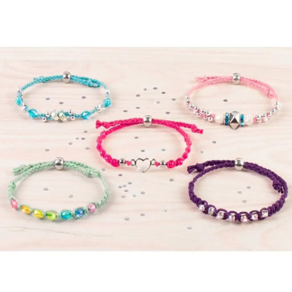 Make it Real: Charmantes Armbandherstellungsset - Schnurweben kép 4