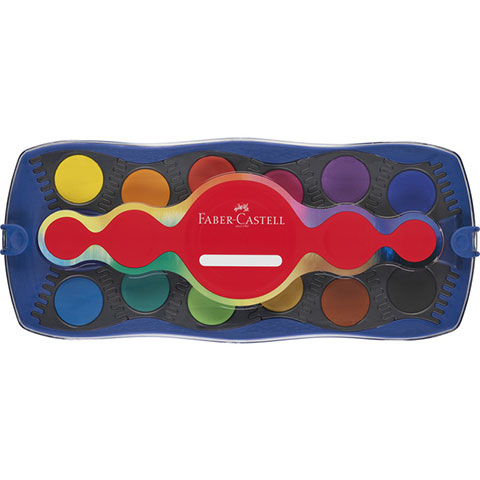 Faber-Castell: Wasserfarben 24 Farben Blau Set kép 2