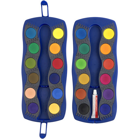 Faber-Castell: Wasserfarben 24 Farben Blau Set kép 3