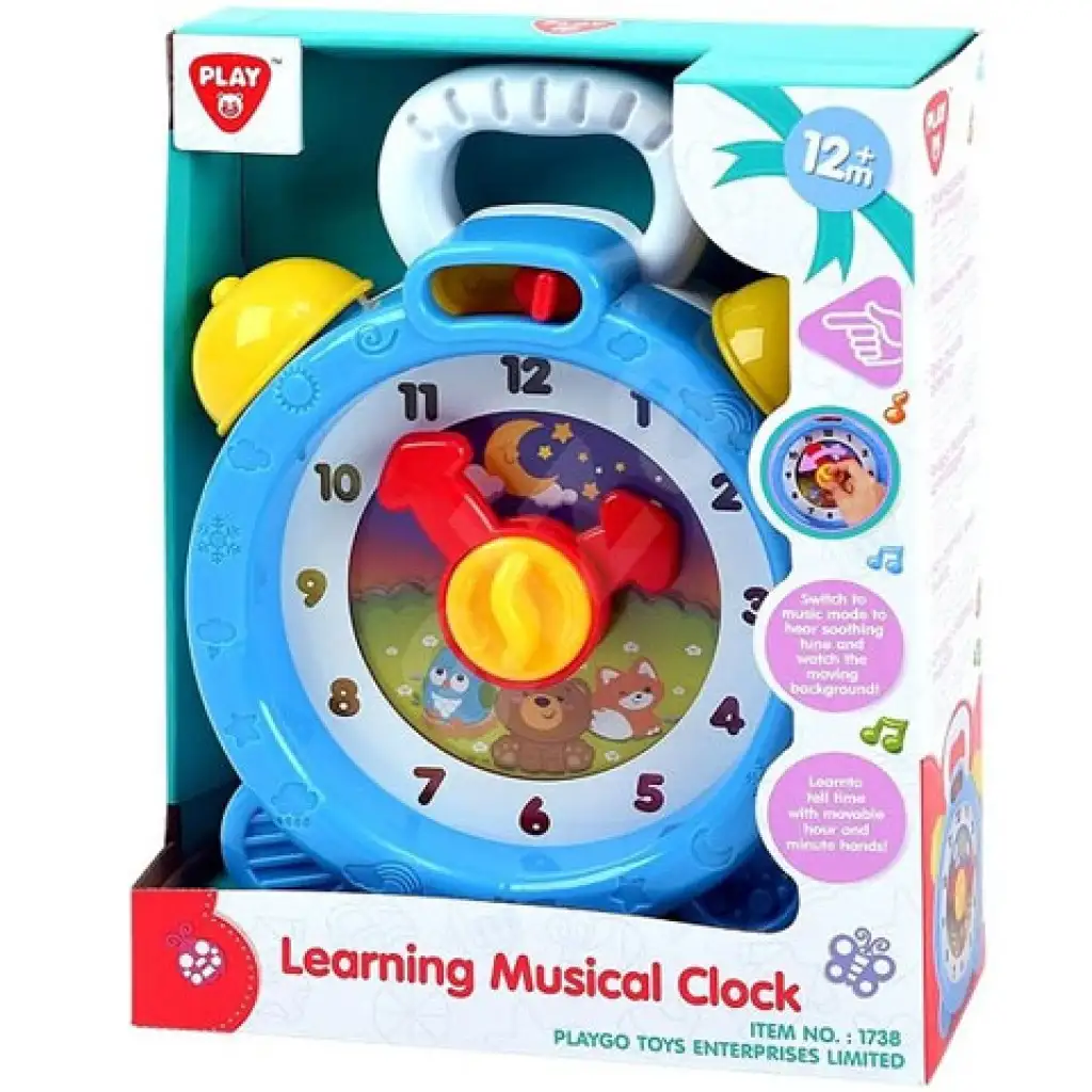 Playgo: Musikalische bunte Babyuhr