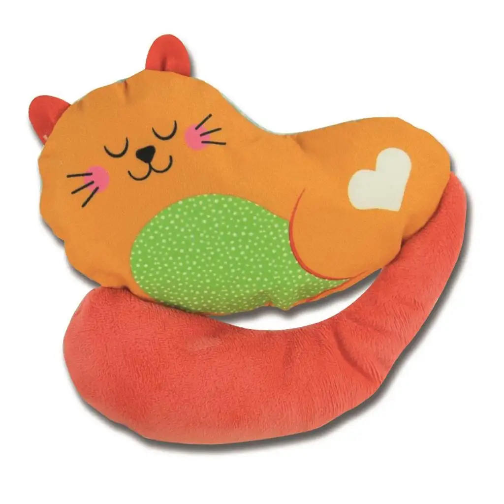 Clementoni Baby: Katzen-Bauchkissen 31x44cm kép 4