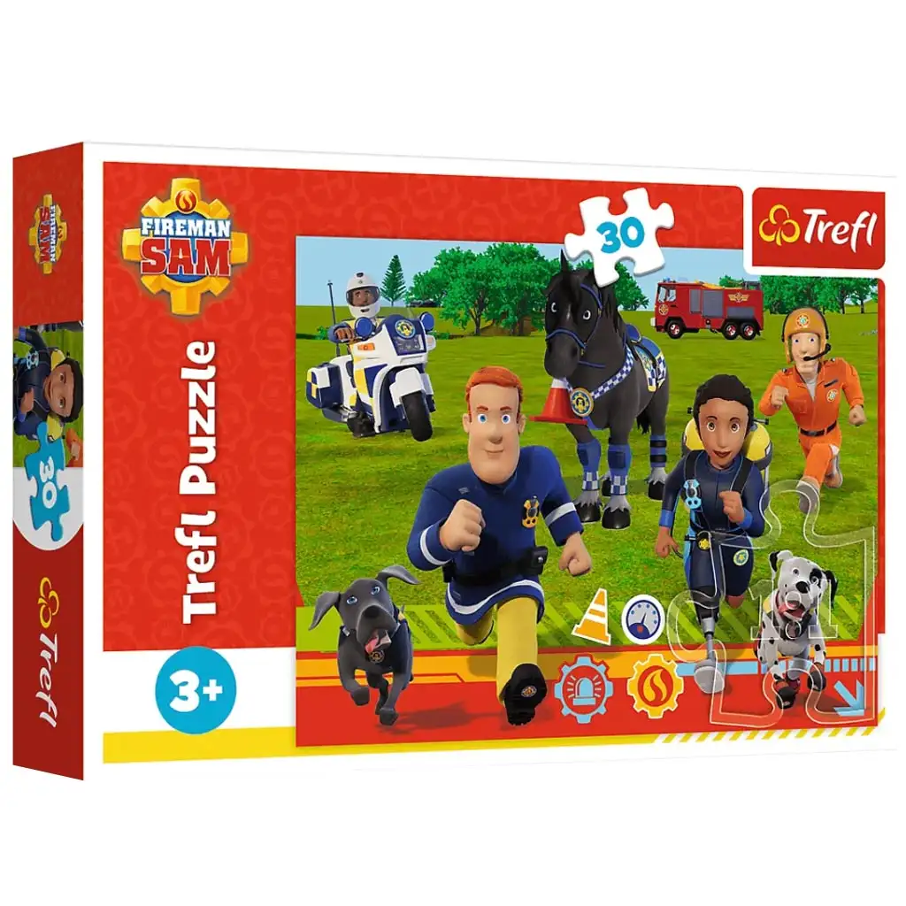 Sam der Feuerwehrmann: Hilfsbereit 30-teiliges Puzzle - Trefl