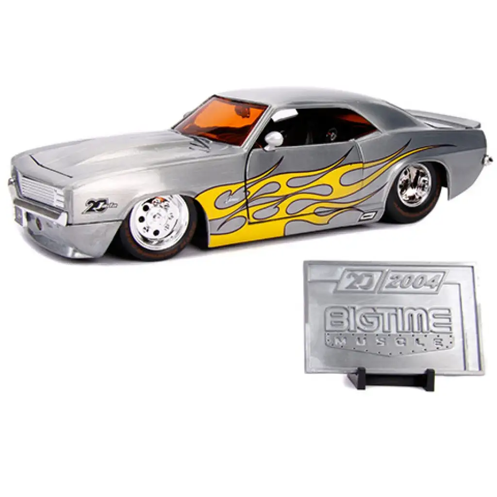 1969 Chevy Camaro Metall-Automodell 1/24 - Simba Toys kép 3