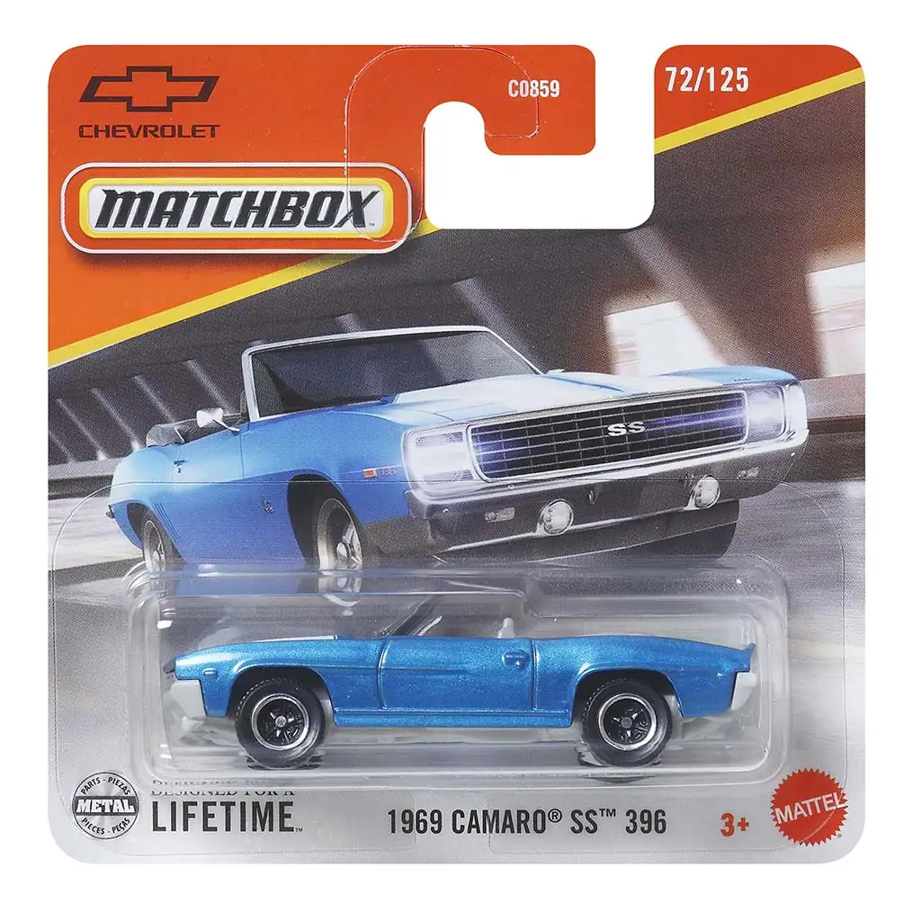 Matchbox: 1969 Camaro SS 396 Spielzeugauto 1/64 - Mattel