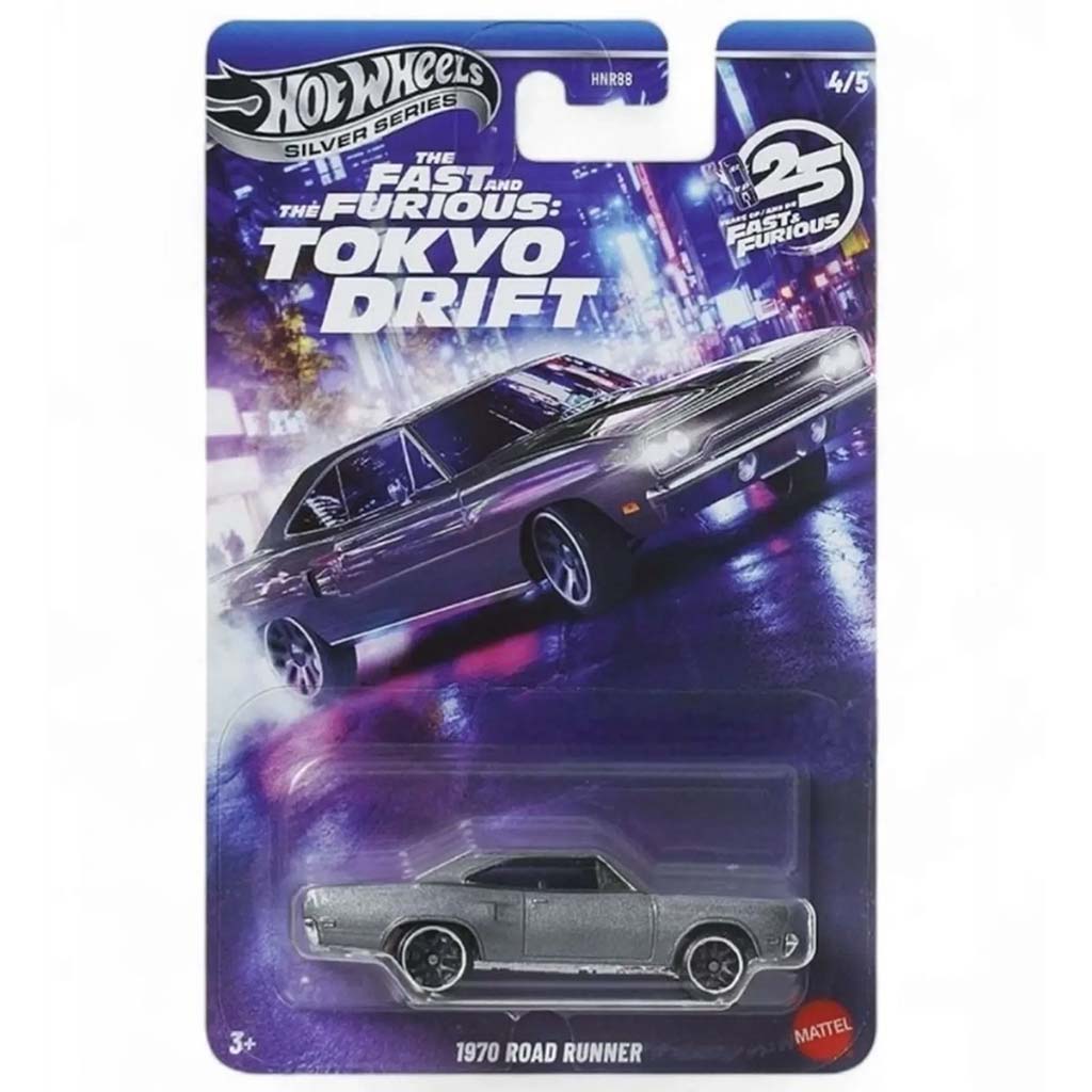 Hot Wheels: Fast & Furious 1970 Road Runner Spielzeugauto 1/64 – Mattel