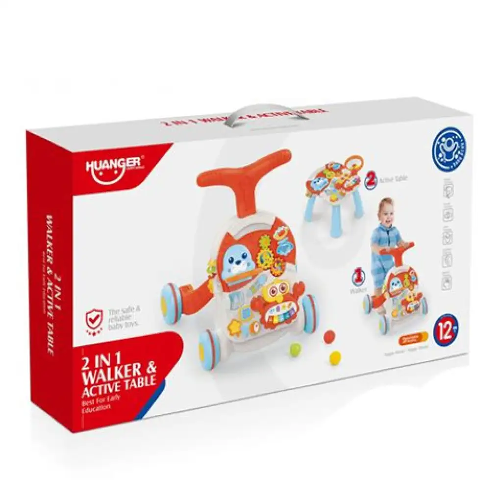 2-in-1 Lauflernhilfe und Fertigkeitstrainingstisch