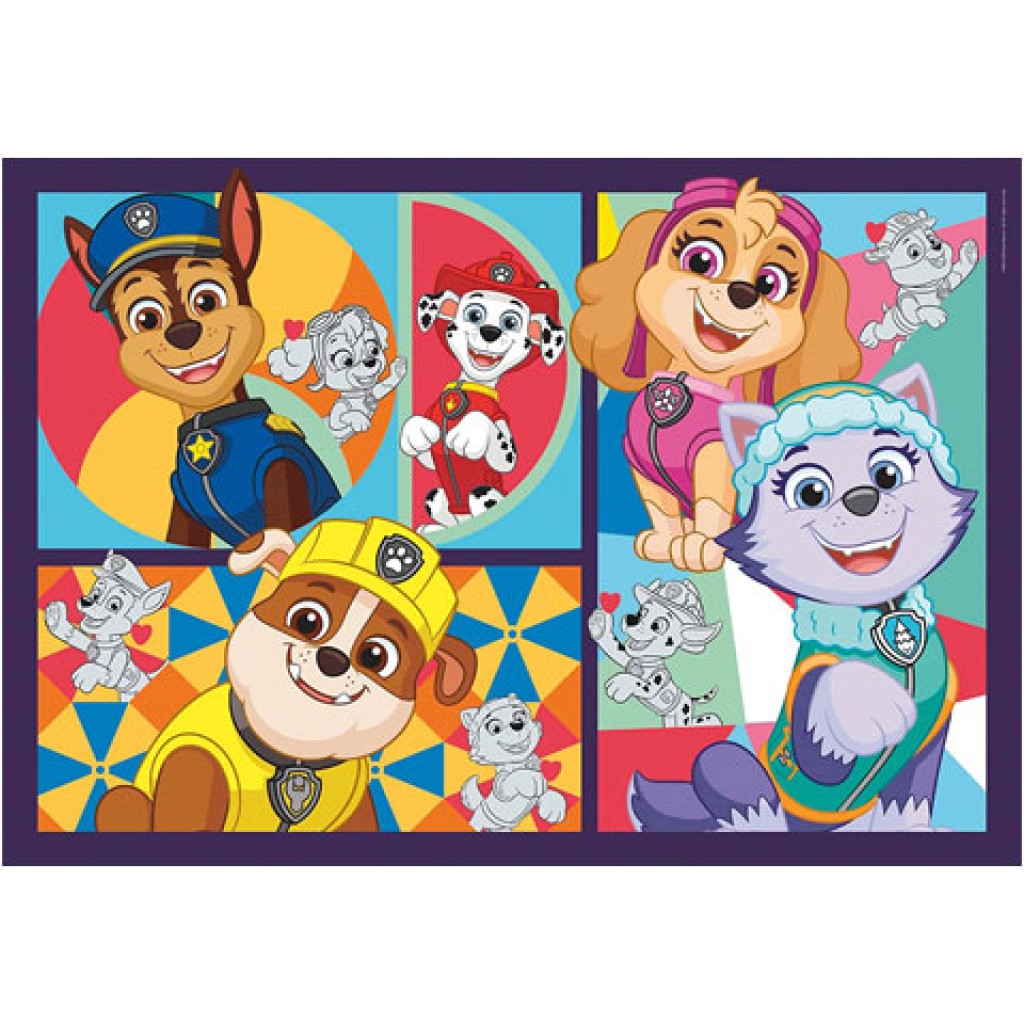 Paw Patrol Supercolor Puzzle 30-teilig - Clementoni kép 2
