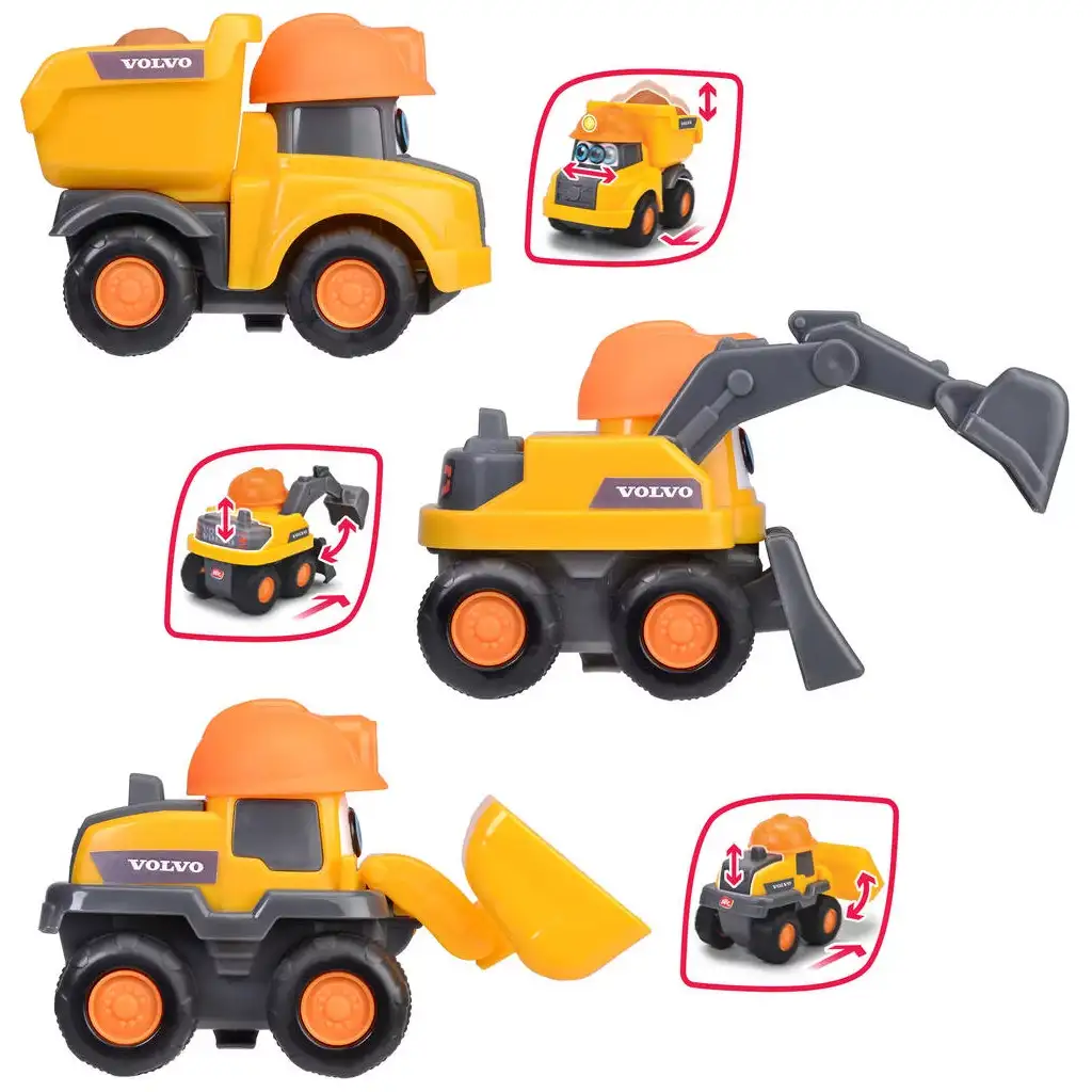 ABC Builder Team: Baumaschine in verschiedenen Varianten - Simba Toys kép 2