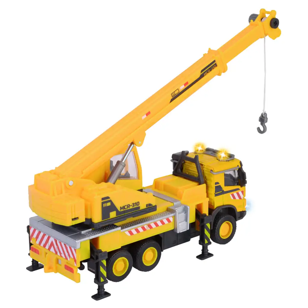 Majorette: Volvo Kranwagen mit Licht und Sound 22 cm - Simba Toys kép 3