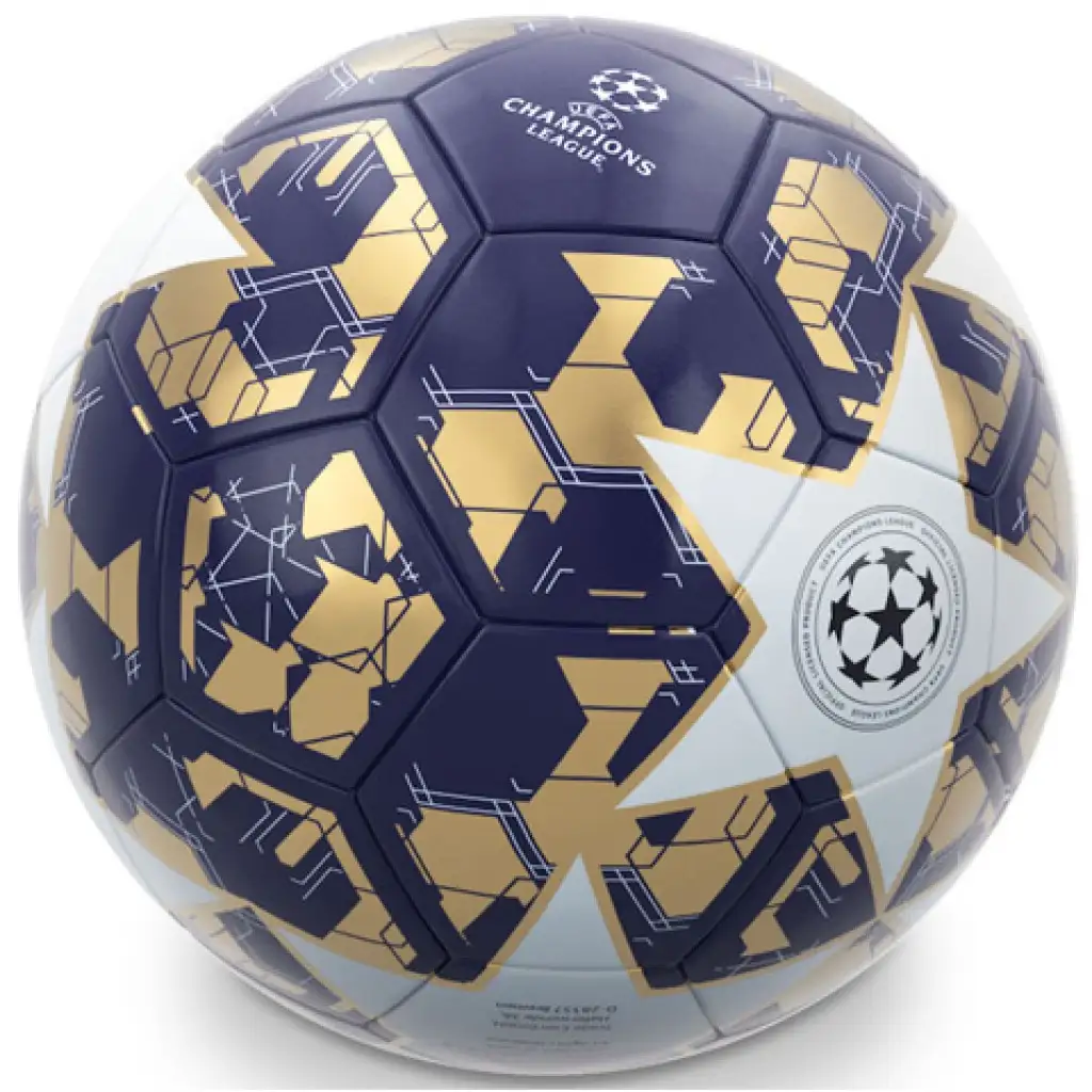 UEFA Champions League blau-goldener Fußball in Größe 5 - Mondo Toys