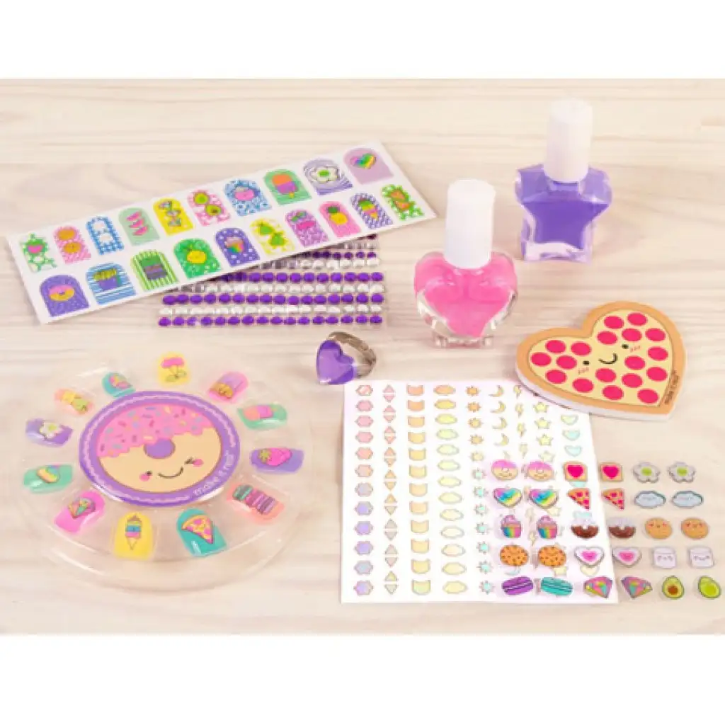 Make it Real: Schönheit-Set mit glitzernden Nägeln kép 3