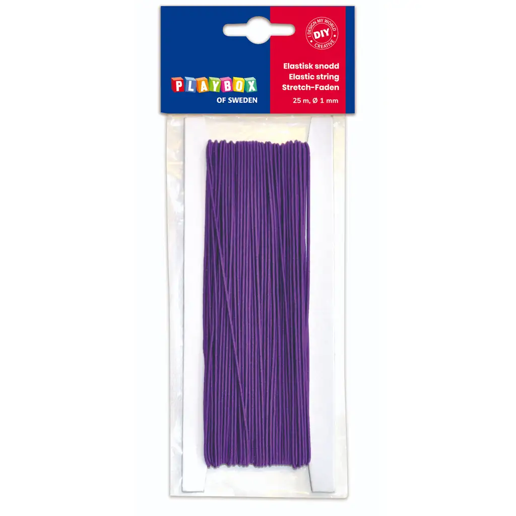 PlayBox: Rugalmas lila zsinór 25mx1mm kép 1