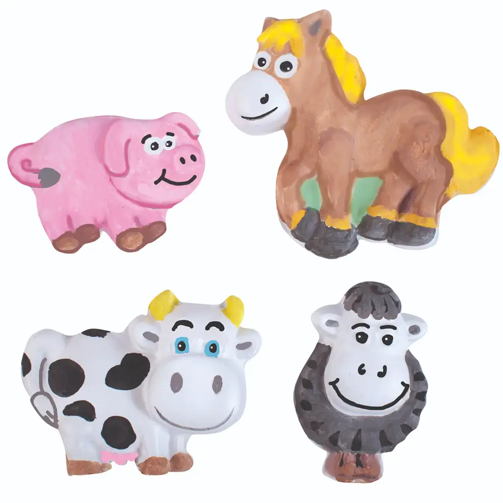 PlayBox: Tiere auf dem Bauernhof Gipsform 17x17cm kép 2