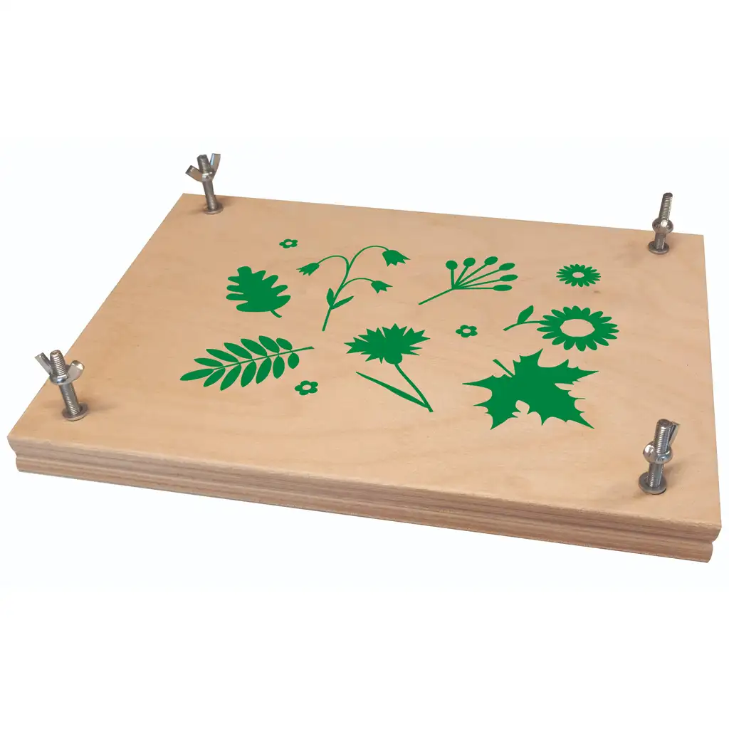 PlayBox: Pflanzenpresse aus Holz 31,8x21,5cm