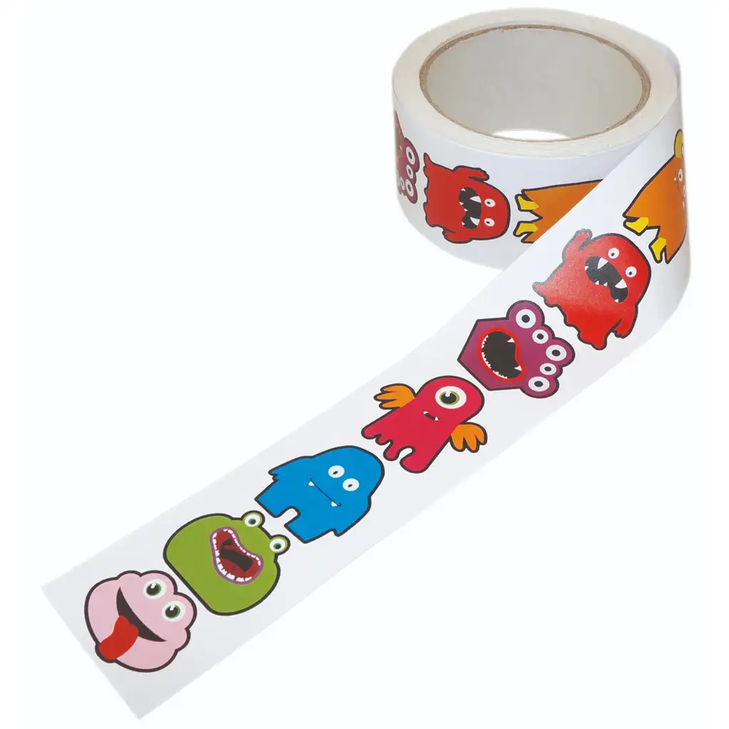 PlayBox: Monster-Stickerrolle 450 Stück