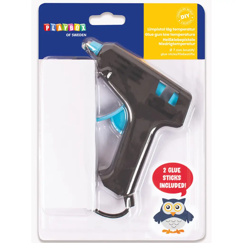 PlayBox: Niedertemperatur-Klebepistole