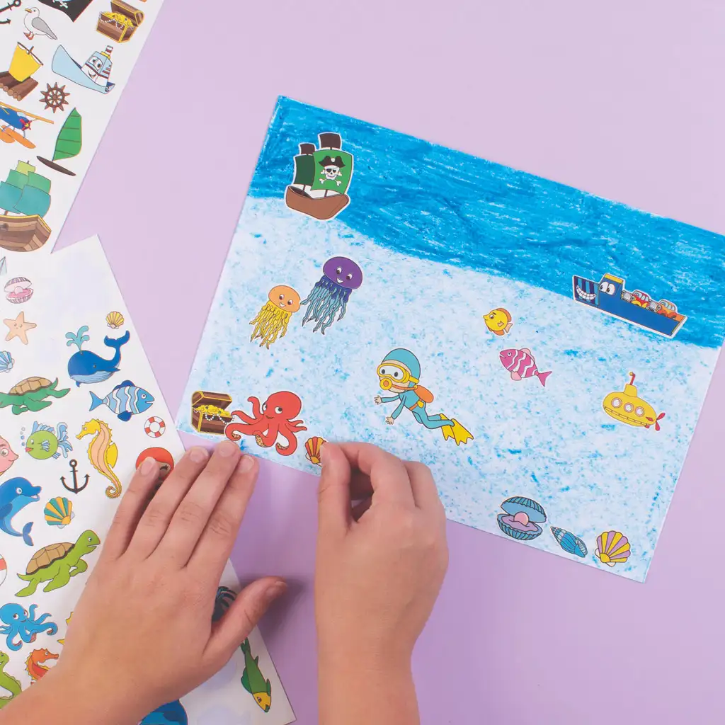 PlayBox: Fahrzeuge 500 Stück Mega-Aufkleberset kép 3