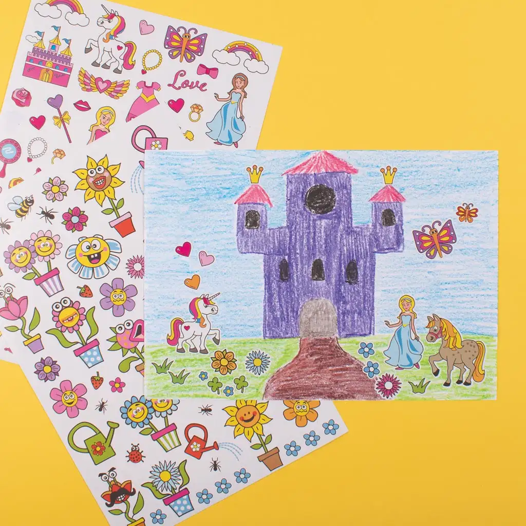 PlayBox: Prinzessinnen 500-tlg. Mega-Sticker-Set kép 3