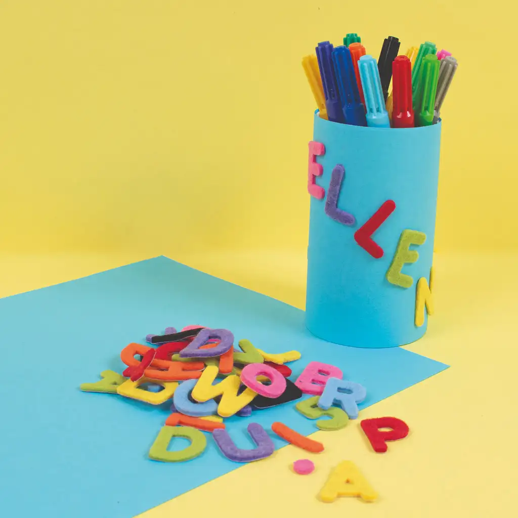 PlayBox: Selbstklebende Filzbuchstaben und -zahlen, 500er-Set kép 3