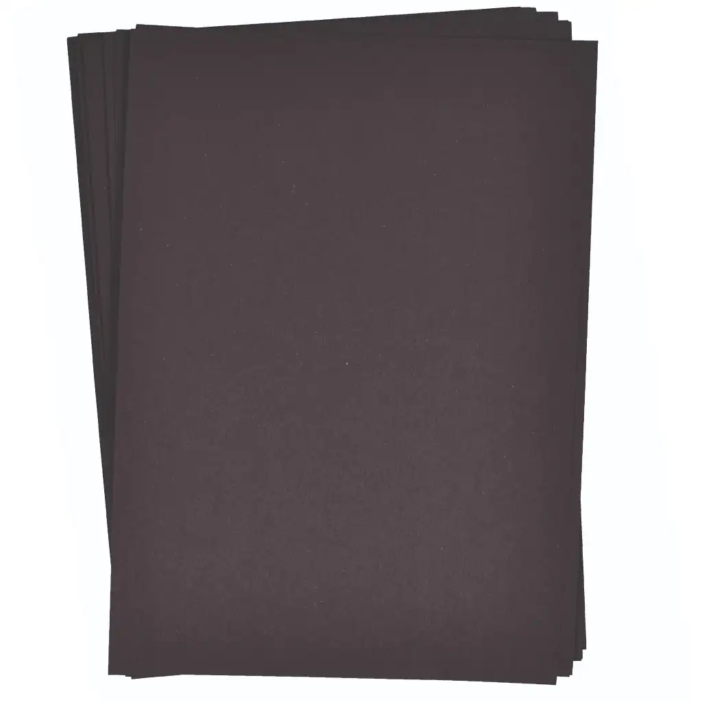 PlayBox: Schwarzes Kartonpapier-Set A4 25 Stück 180g