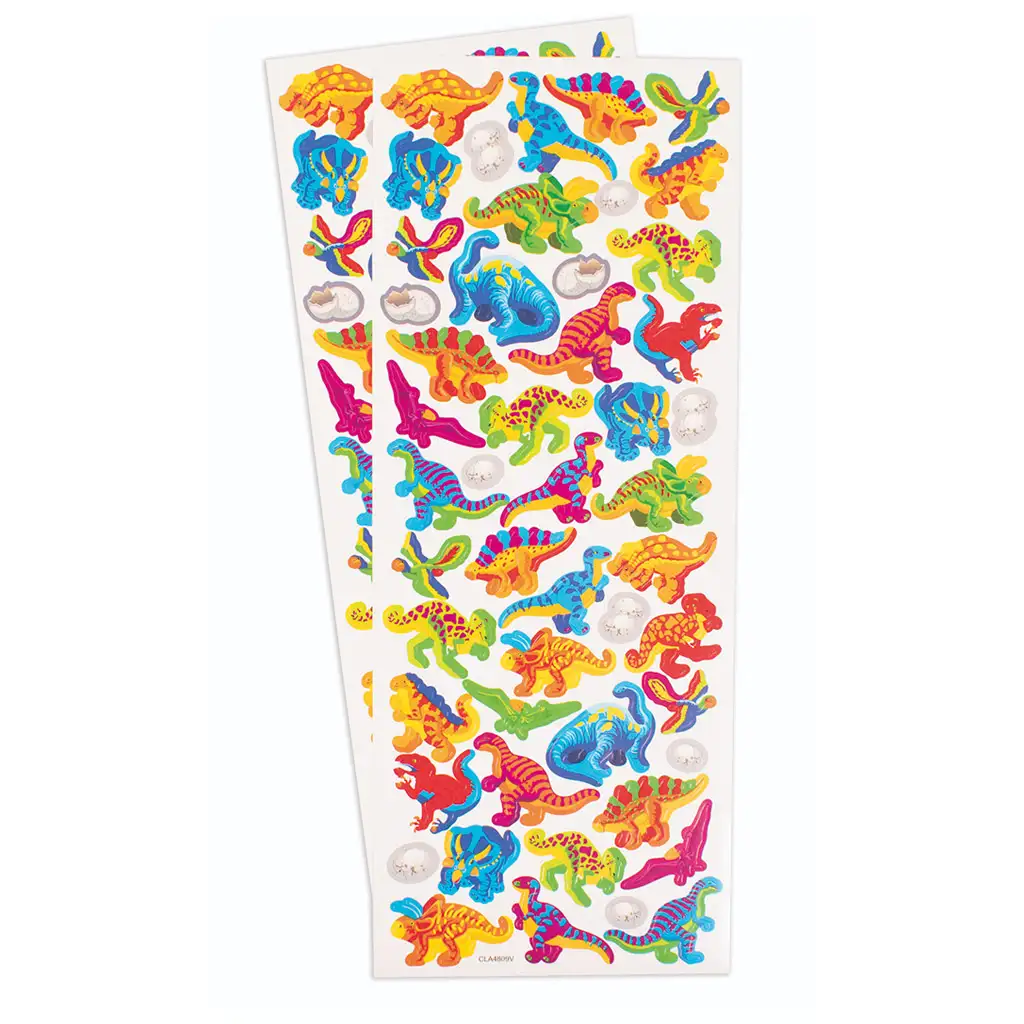 PlayBox: Dinosaurier-Aufkleberset, 98 Stück