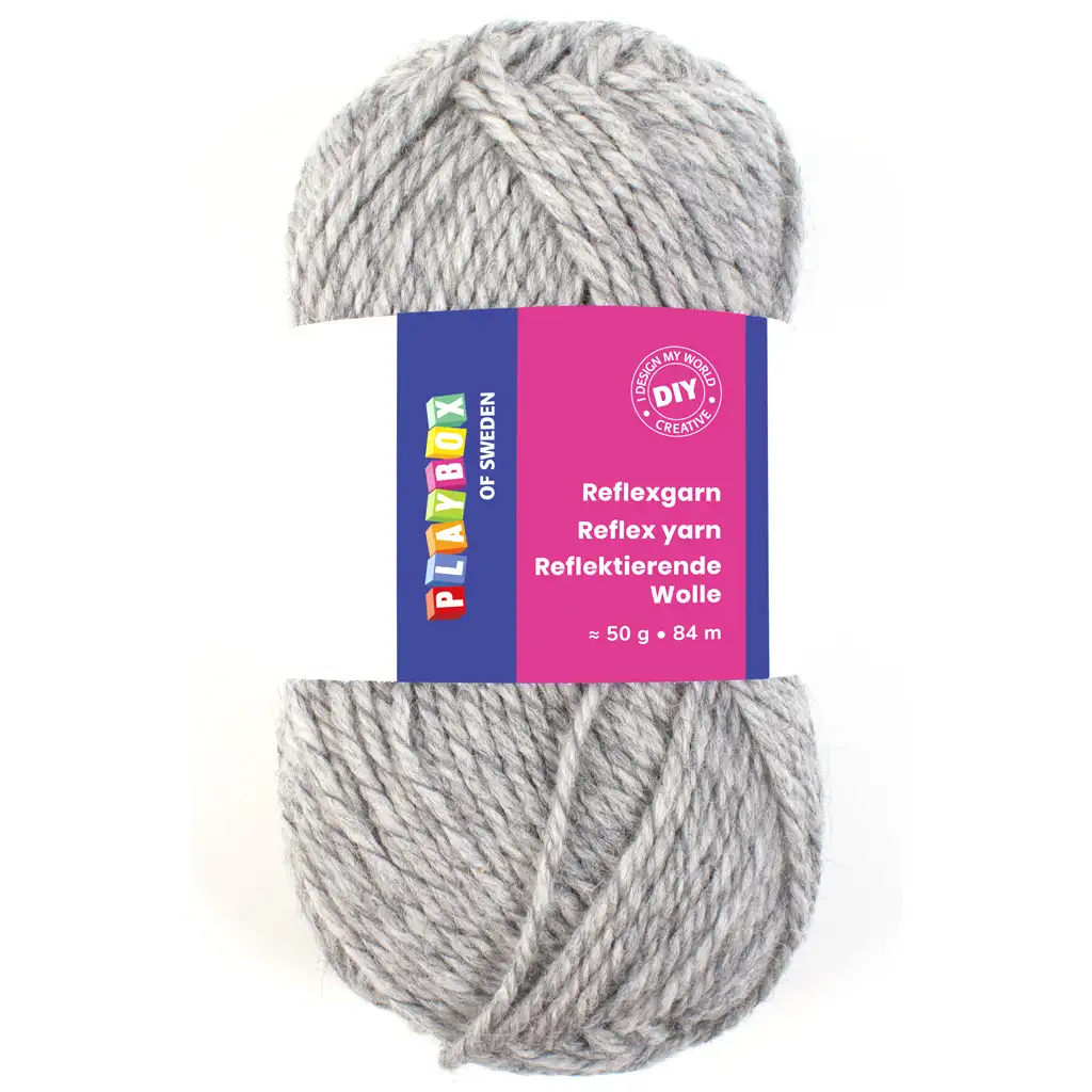 PlayBox: Szürke kötőfonal 50gr kép 1