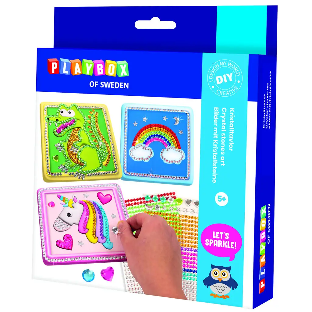 PlayBox: Kreativset zur Herstellung von Bildern mit Strasssteinen