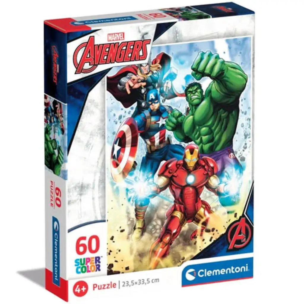 Marvel: Die Rächer Supercolor Puzzle 60-teilig - Clementoni