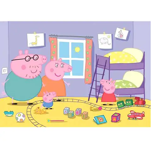 Peppa Wutz 60 Teile Maxi Puzzle - Clementoni kép 2