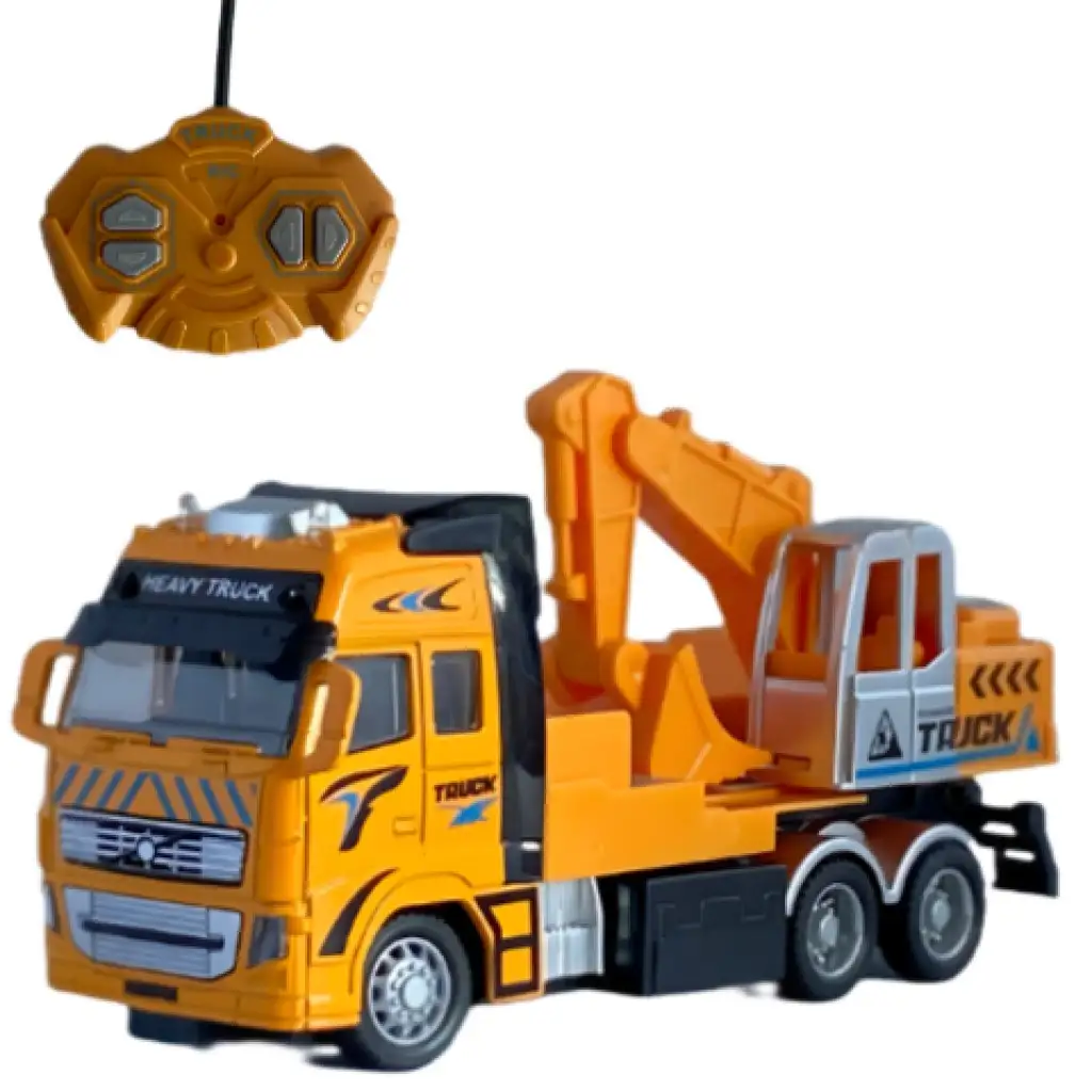 RC ferngesteuerter Bagger oder Kranwagen mit Licht in zwei Varianten 27MHz 1/36 Maßstab 20cm kép 3