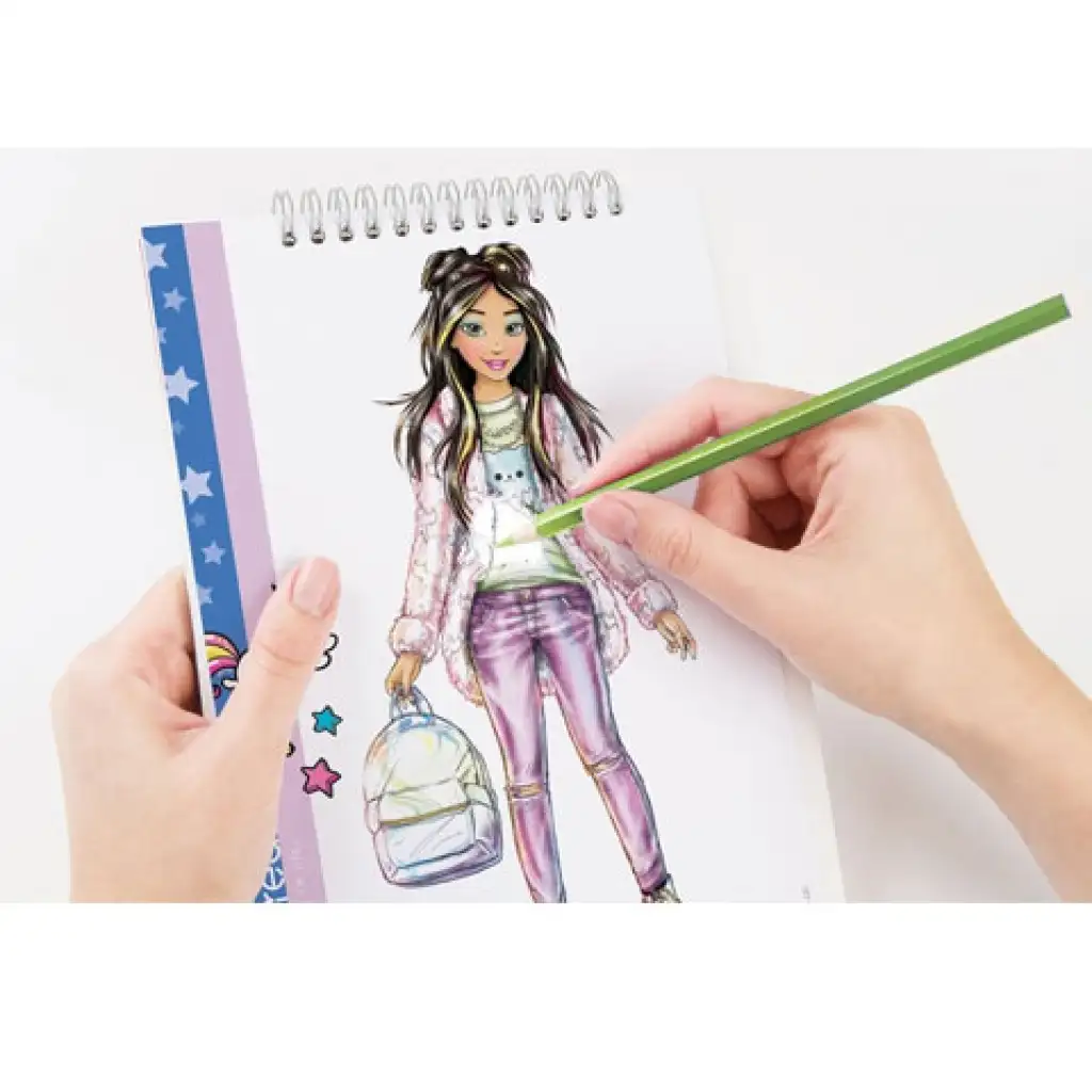 Make it Real: Mode-Design-Skizzenbuch mit Zubehör - Moderne Kleidung kép 5