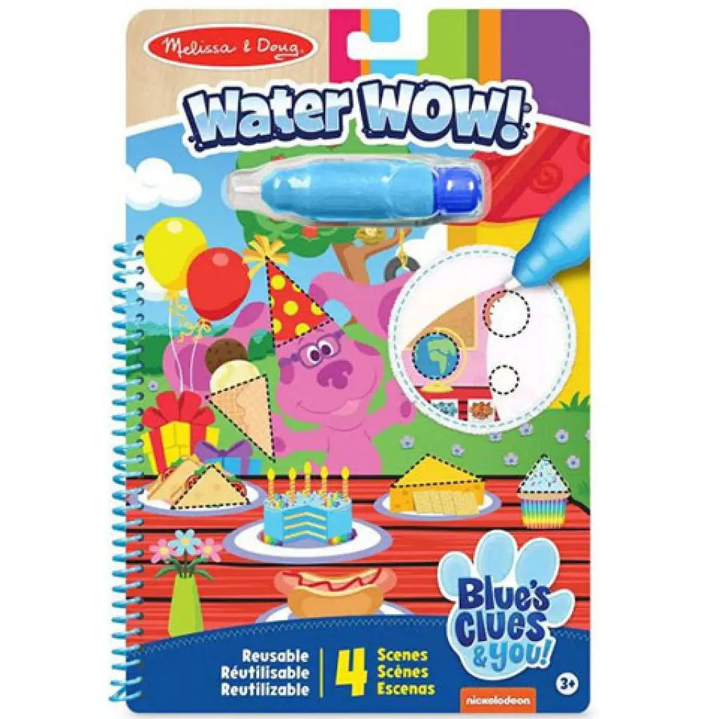 Melissa & Doug: Azúrkék formák rajzolás vízzel kreatív játék kép 1