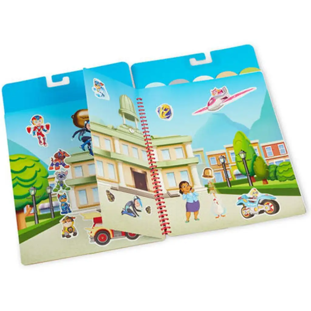 Melissa & Doug: Paw Patrol Abenteuer-Bucht wiederverwendbares Stickerbuch kép 2
