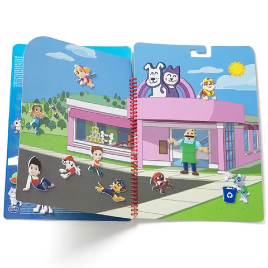 Melissa & Doug: Paw Patrol Abenteuer-Bucht Puffy Stickerbuch kép 2