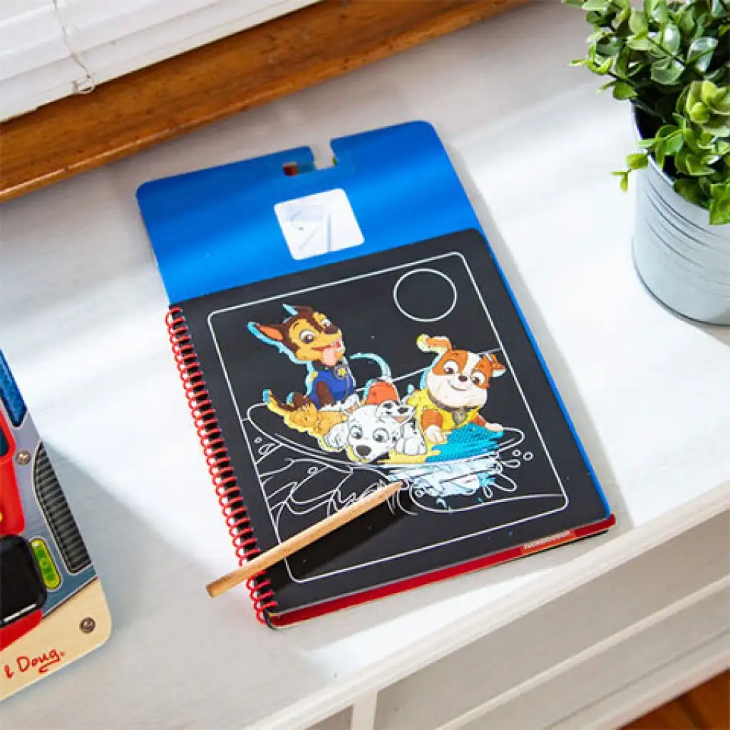 Melissa & Doug: Mancs őrjárat Chase képkarc kreatív játék kép 3