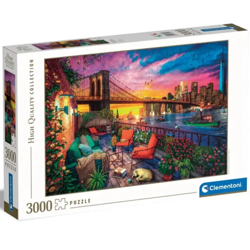 Sonnenuntergang in Manhattan HQC Puzzle 3000 Teile - Clementoni