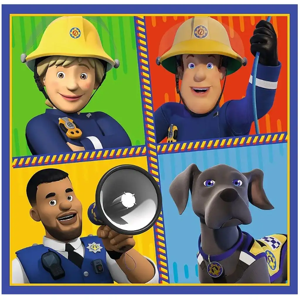 Sam der Feuerwehrmann 3-in-1 50, 36 und 20 Teile Puzzle - Trefl kép 3