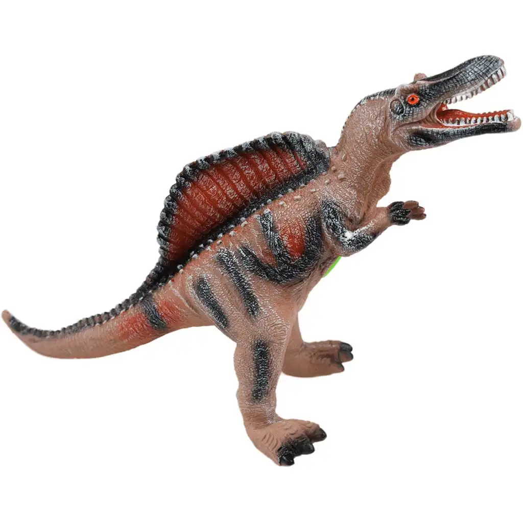 Dino World: Spinosaurus Dinosaurierfigur aus Vinyl mit Geräuschfunktion und Baumwollfüllung, 35 cm kép 2