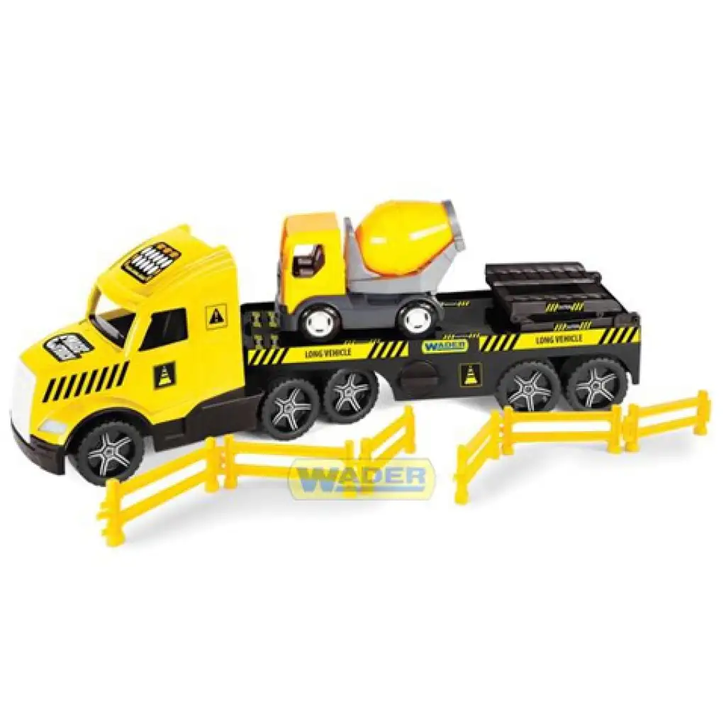 Magic Truck Technic Mischwagen mit Betonmischer 79cm - Wader kép 2