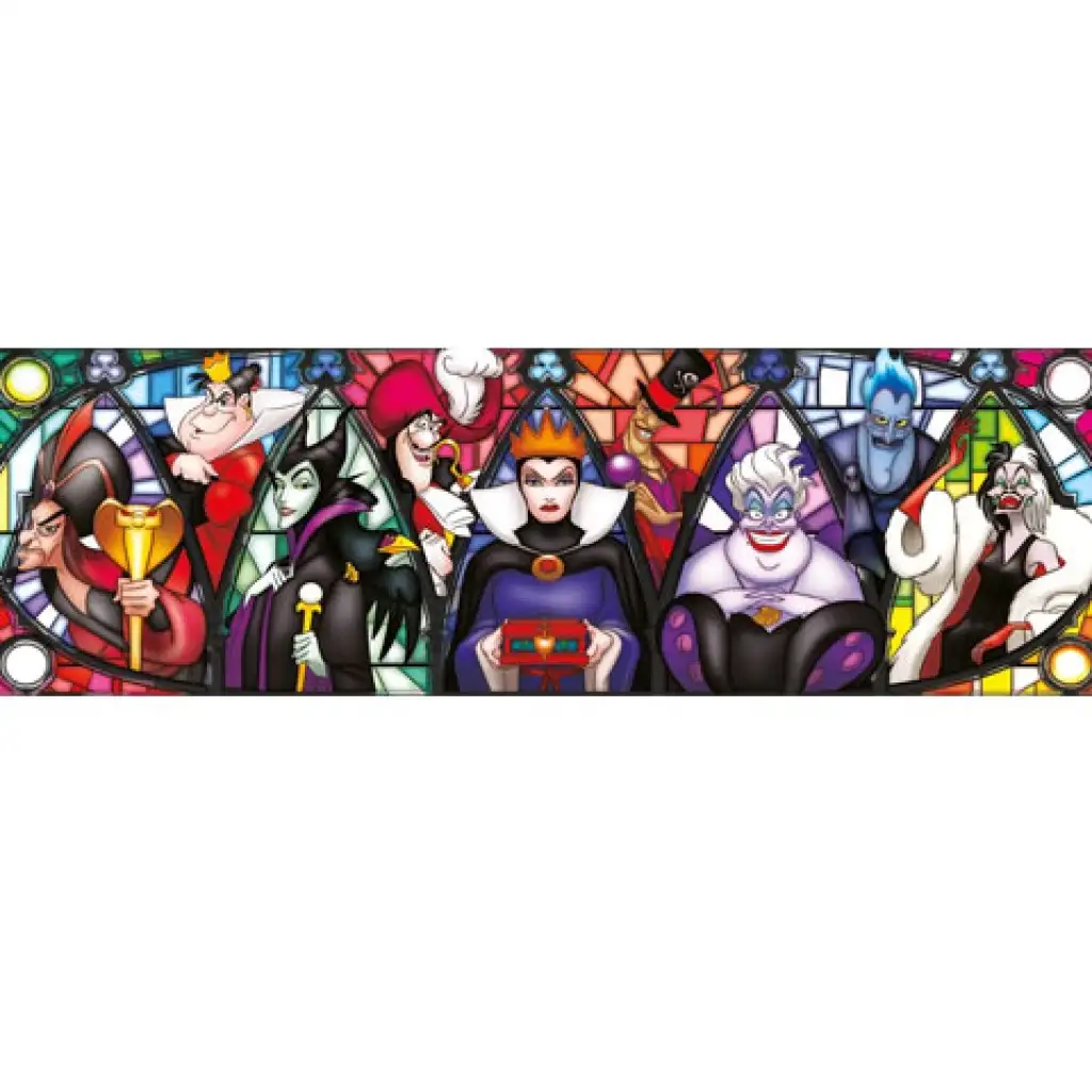 Disney Bösewichte Panorama 1000 Teile Puzzle - Clementoni kép 2