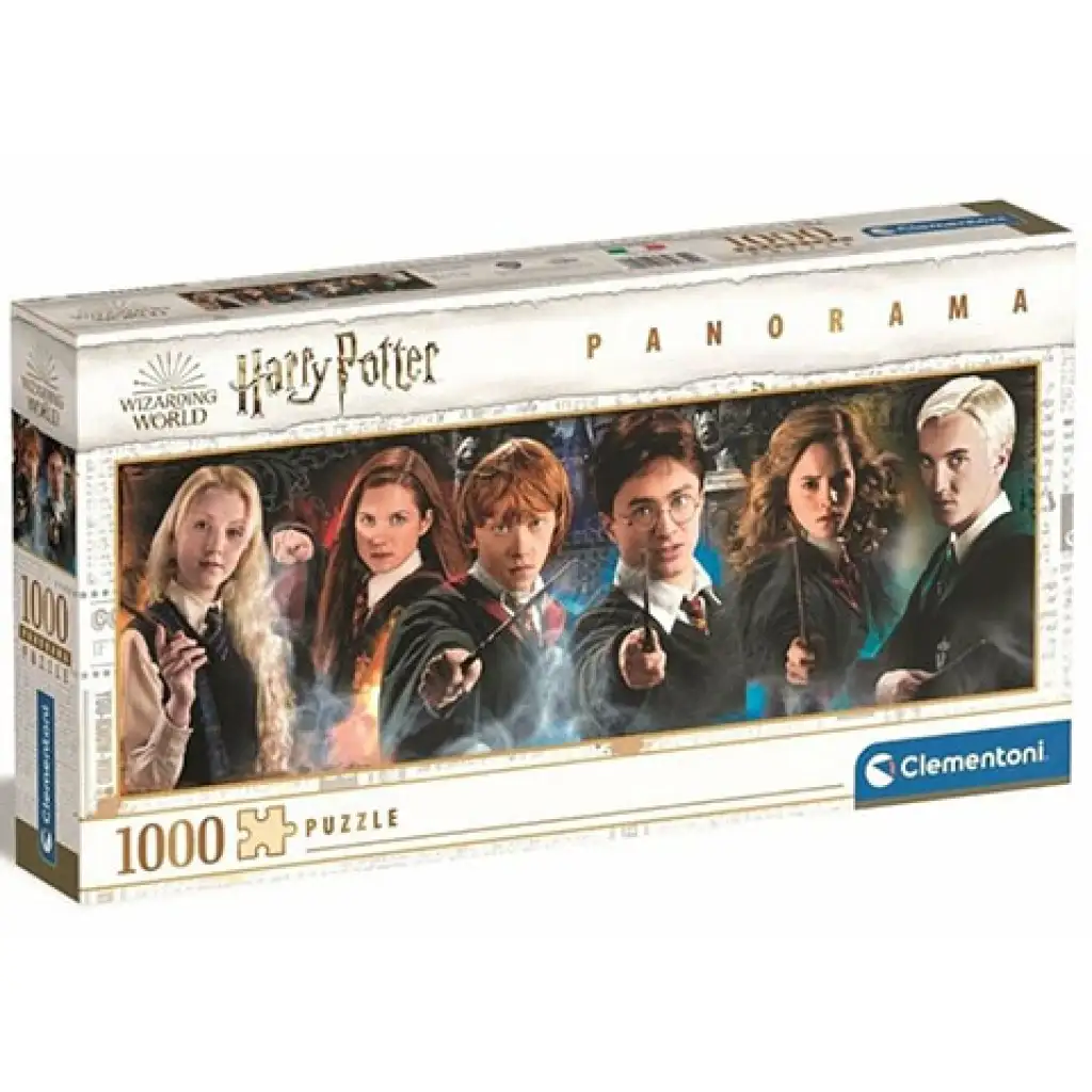 Harry Potter: Hogwarts Schüler Panorama Puzzle 1000 Teile - Clementoni